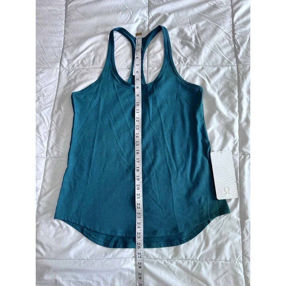New Lululemon Women's Green Tech Mesh Singlet Size 4 Racerback Tank Top NWT